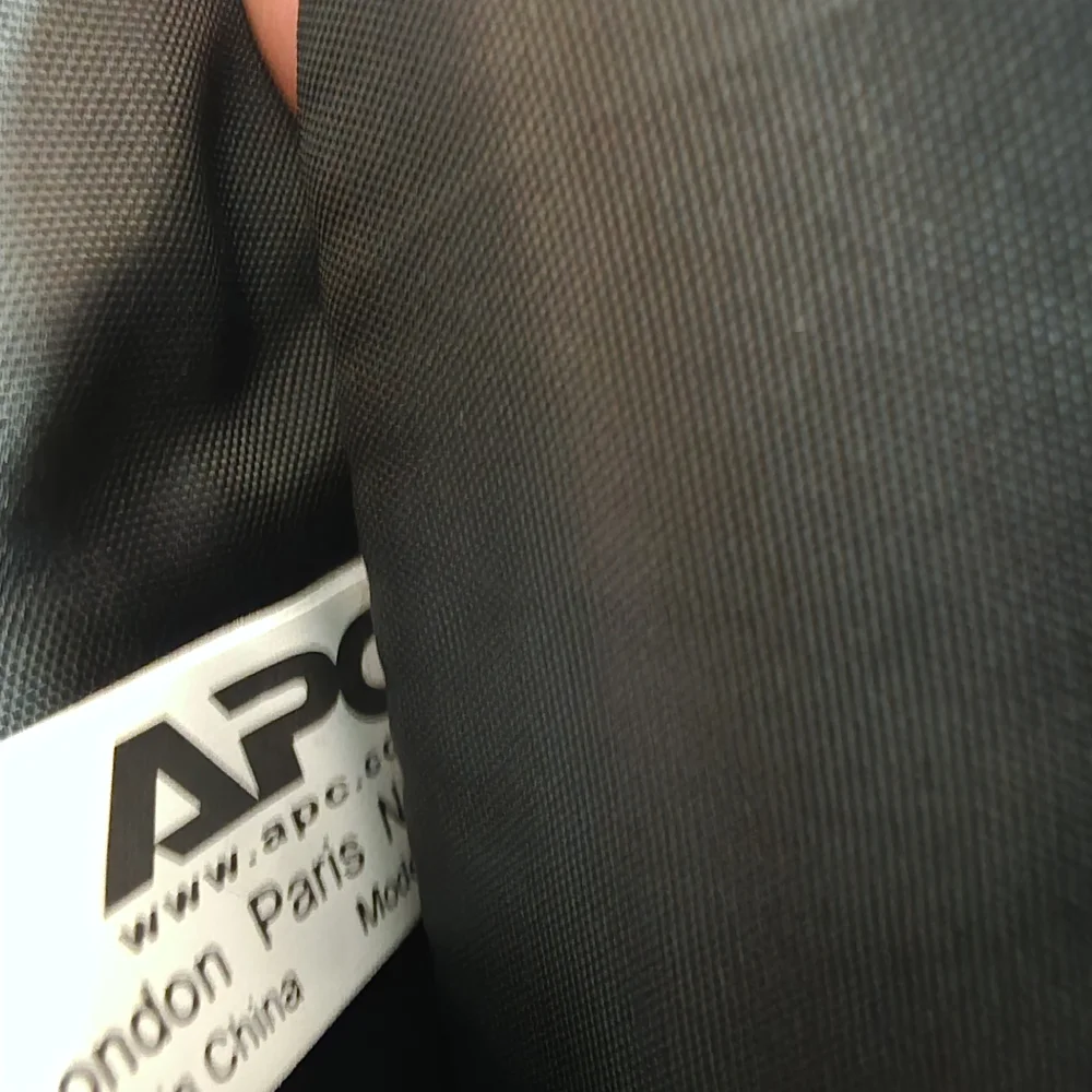 A.P.C. Black Leather Briefcase
